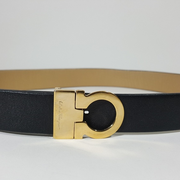 Salvatore Ferragamo Accessories - Ferragamo Reversible single ganchio belt